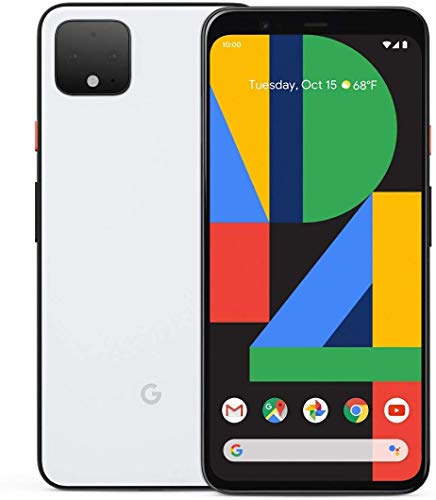 Google Pixel 4 64GB Handy, weiß, Clearly White, Android 10