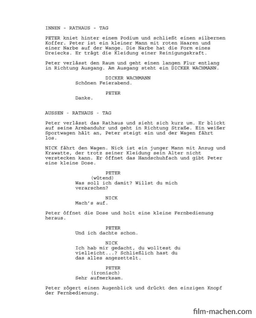 Drehbuch schreiben: Wie schreibt man ein gutes Drehbuch?