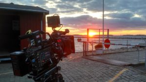 ARRI Kamera vor Sonnenuntergang - Kameraführung im Film