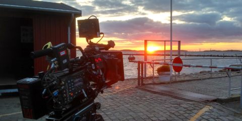 ARRI Kamera vor Sonnenuntergang - Kameraführung im Film