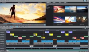 Video Deluxe 2017 Timeline