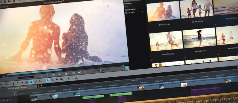 Video Deluxe 2017 Timeline