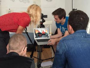 Positiv ist Negativ - Filmset