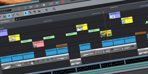 MAGIX Video Deluxe 2017 - Timeline